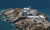 L'église de Chrissopigi à Sifnos